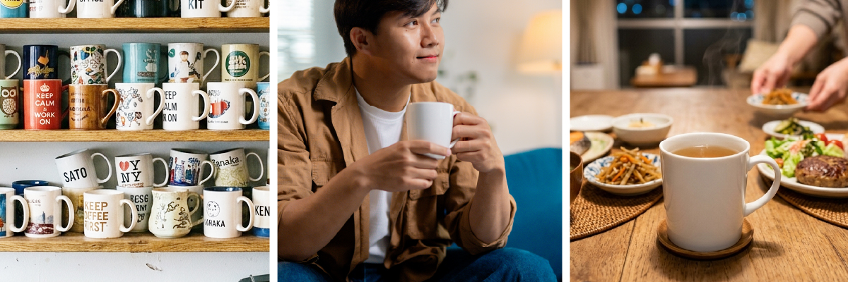 「日常生活の中で繰り返し使用されるアイテム」であることが伝わるイメージ画像